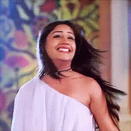 Girl's Excitement Level Rise GIF