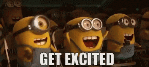 The Excitement Of Minions GIF