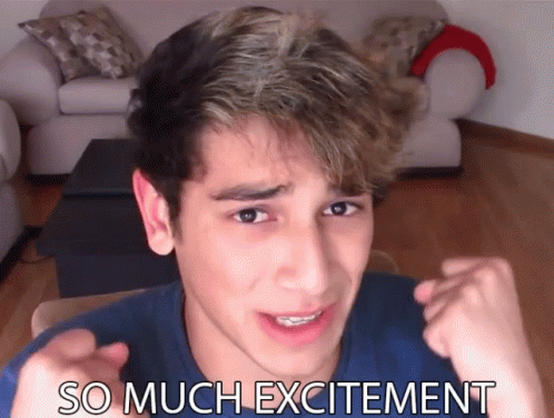So Much Excitement Guys GIF