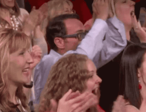 People Claps Of Excitement GIF