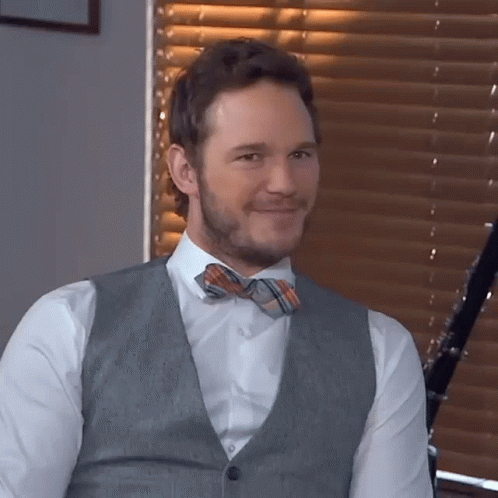 Chris Pratt Filled With Excitement GIF