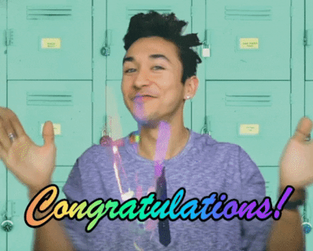 Exciting Congratulations Clap GIF