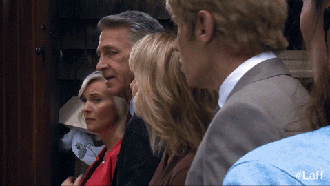 Excuse Me Reaction Turn Around GIF