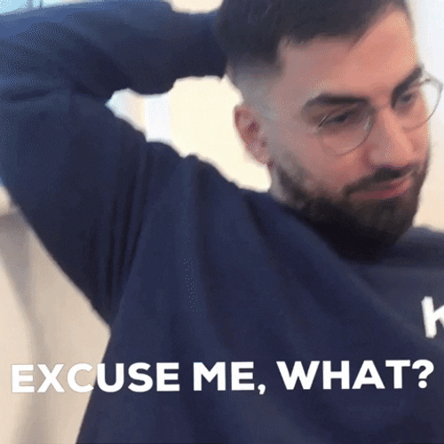Excuse Me Whaaat Baffled Reaction GIF
