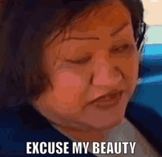 Excuse My Beauty Sarcastic Looks GIF