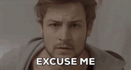 Excuse Me For My Excuses GIF