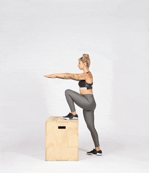 Exercise Plyo Box Step ups GIF GIFDB Exercise Plyo Box Step ups GIF GIFDB