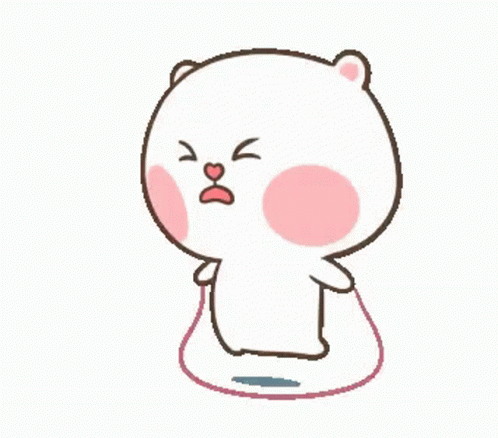 Exercise Rope Puffy Bear GIF