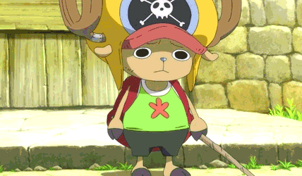 Exhausted Chopper Wants To Rest GIF