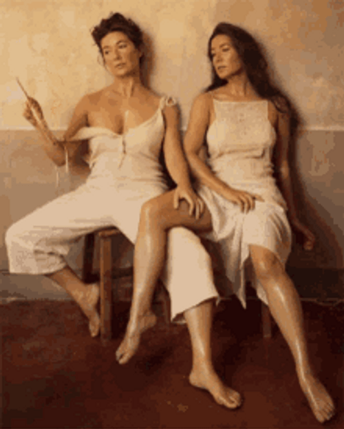 Exhausted Girls Steaming Hot Weather GIF