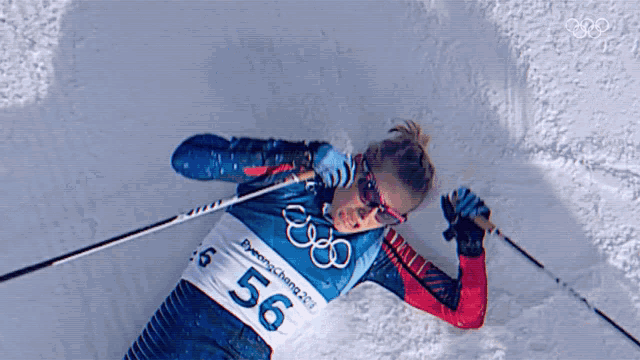 Exhausted Winter Olympics2022 Gif GIF