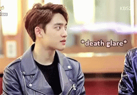 Exo Do Glare Youll Shoot Your Eye Out GIF