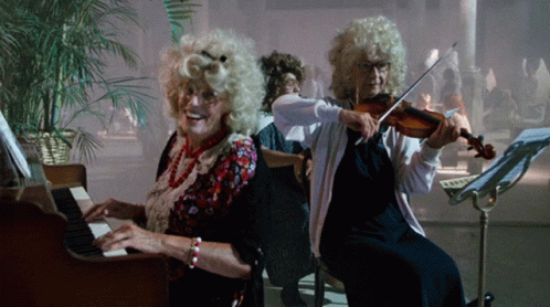 Exorcist 3 Senile Woman Playing Instruments GIF