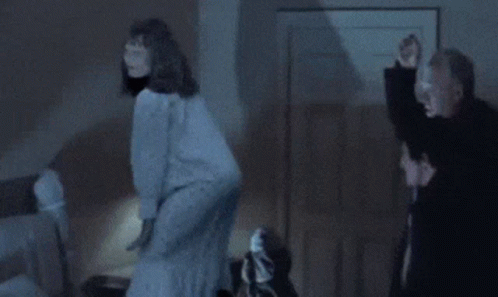 Exorcist Shaking Dancing Twerk GIF