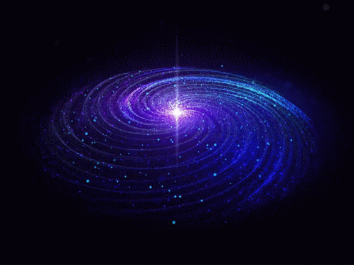 Expansion Spinning Galaxy Space GIF