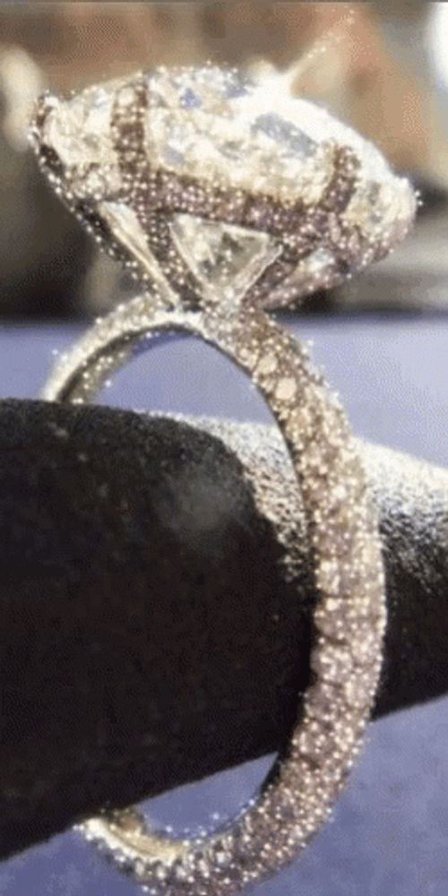 Expensive Diamond Gold Ring Shiny Sparkling GIF
