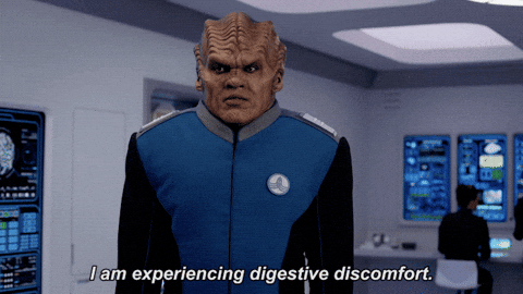 Experiencing Digestive Bubble Guts Discomfort GIF