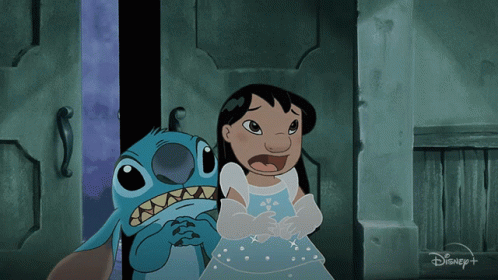 Experiment 626 Stitch And Lilo Hugging GIF