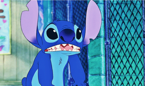 Experiment 626 Stitch Cringe Wide Mouth GIF