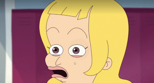 Exploding Head Big Mouth Lola GIF
