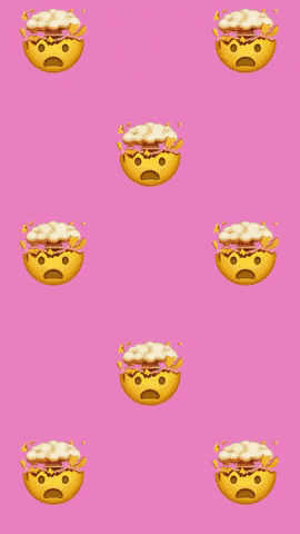 Exploding Head Emoji GIF