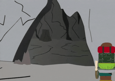 Exploring Goblin Cave Eric Cartman South Park GIF