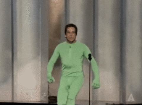 Explosion Green Screen Ben Stiller Walking GIF
