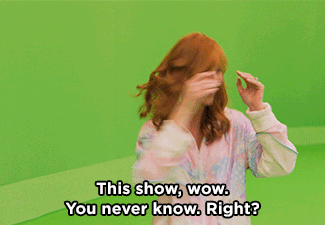 Explosion Green Screen Woman You Never Know GIF