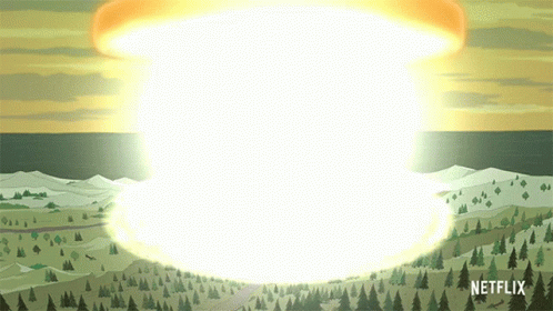 Explosion Paradise Mushroom Cloud GIF