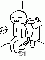 Explosive Diarrhea Number One Animation GIF