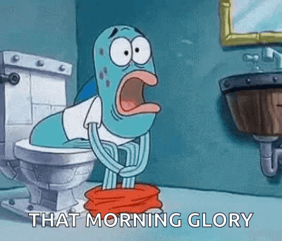 Explosive Diarrhea That Morning Glory GIF