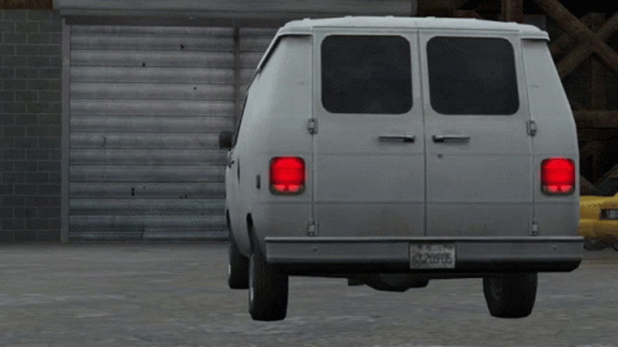 Explosive Van Crash And Burn GIF