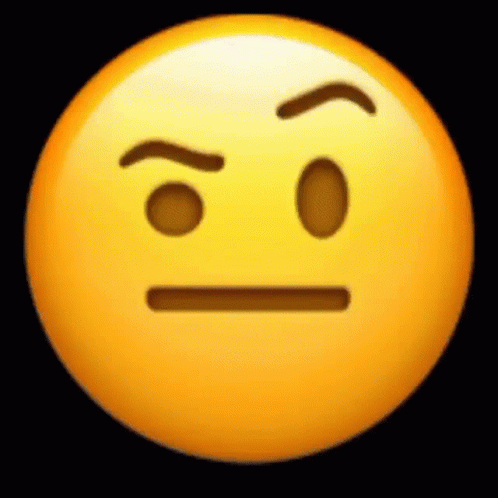 Eye Brow Raise Emoji GIF