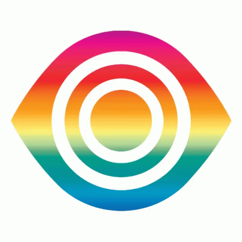 Eye Colorful Optical Illusion GIF