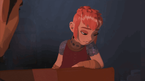 Eye Flashes Light Nimona Movie GIF