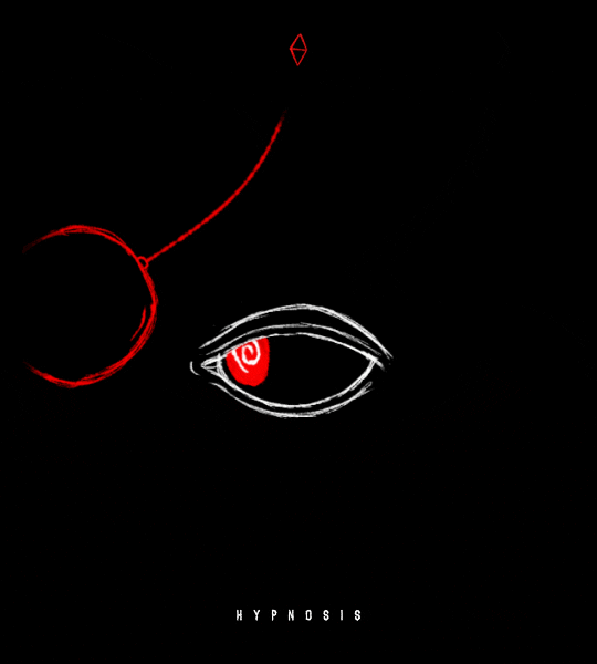 Eye Looking At Swinging Pendulum GIF