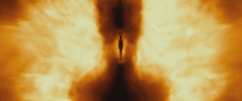 Eye Of Sauron Flames Flashing Zoom GIF