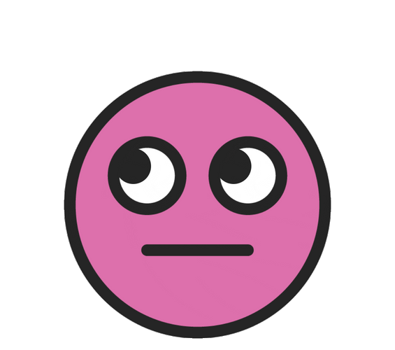 Eye Roll Emoji Purple Face Hmp GIF