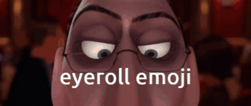 Eye Roll Emoji Ratatouille 2007 GIF