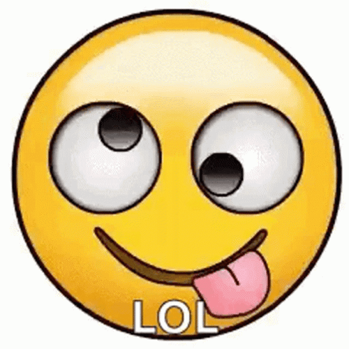Eye Roll Emoji Silly Face Lol GIF