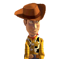 Eye Roll Woody Sticker GIF