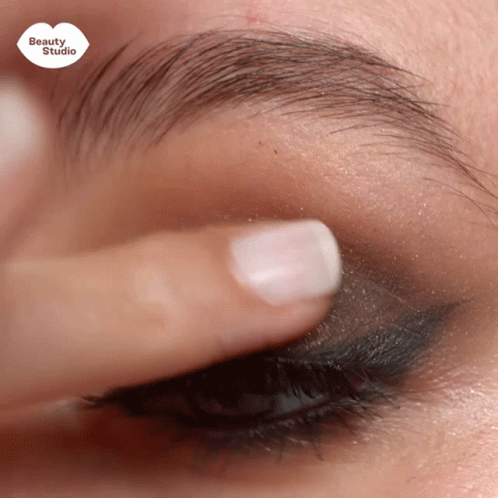 Eye Shadow To Eye Glitter GIF