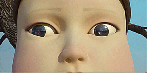 Eye To Squid Game Doll Eyes GIF