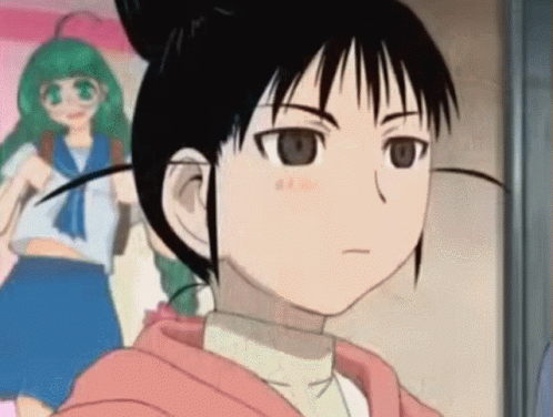 Eye Twitching Ogiue Genshiken GIF