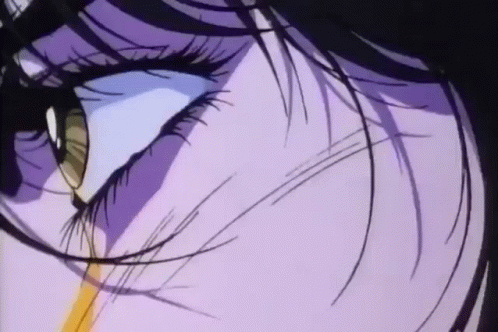 Eye With Yellow Tear GIF