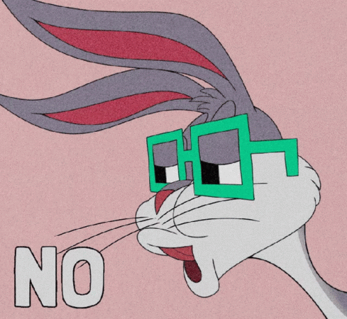 Eyeglasses Bugs Bunny No GIF