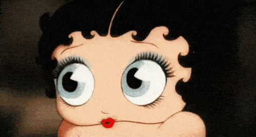 Eyelashes Betty Boop GIF