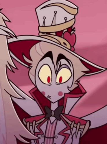 Eyes Blinking Lucifer Hazbin Hotel GIF
