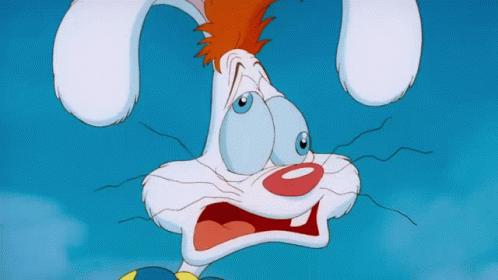 Eyes Rolling Roger Rabbit GIF