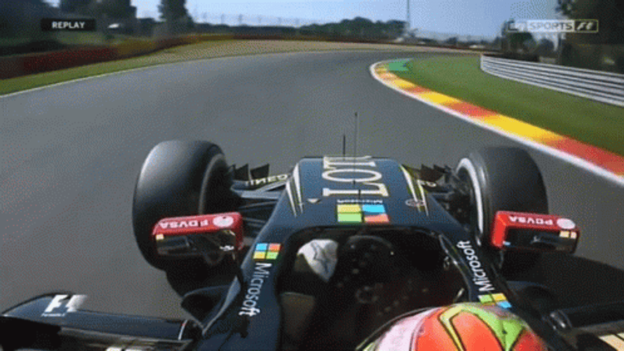 F1 Maldonado Crash GIF